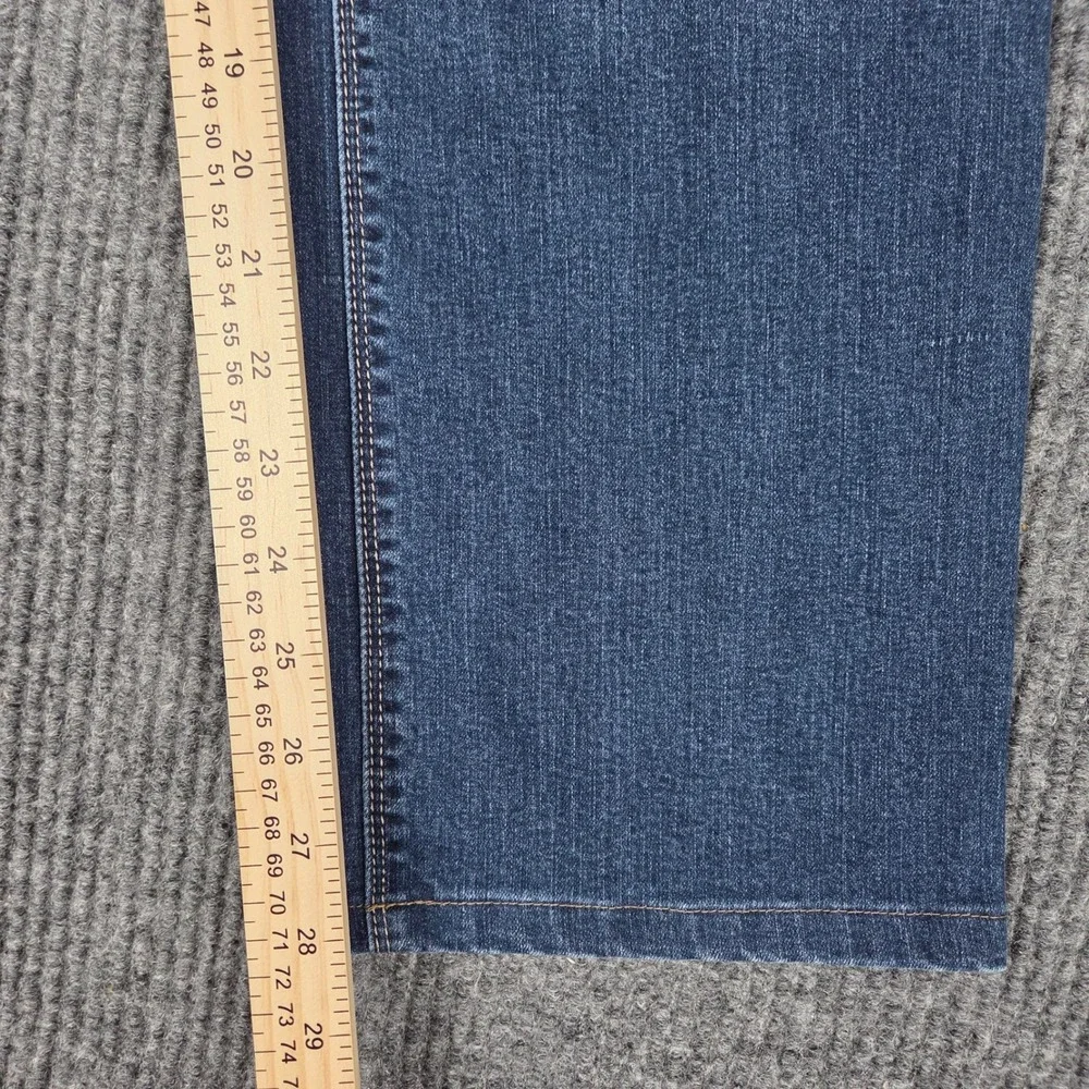 Buffalo David Bitton Womens‎ Straight Leg Jeans Blue Medium Wash Size 16x32